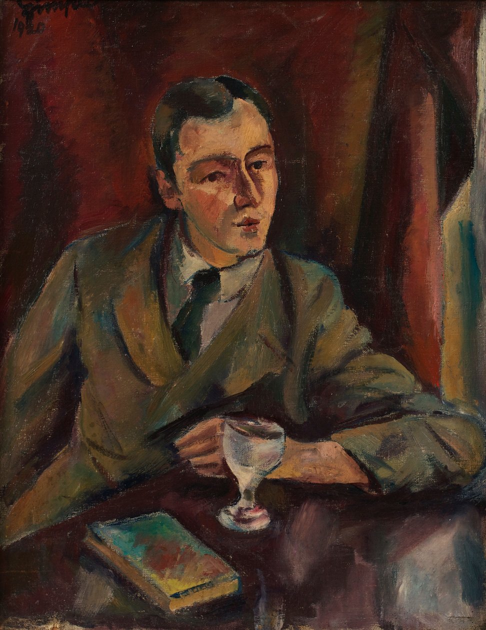 Portrett av en mann av Julius Zimpel jun.