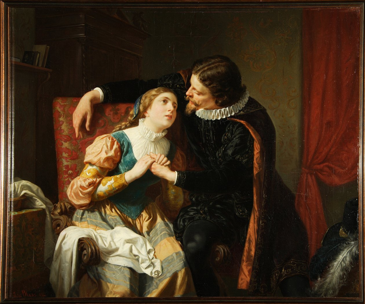 Egmont og Klärchen av Julius von Blaas