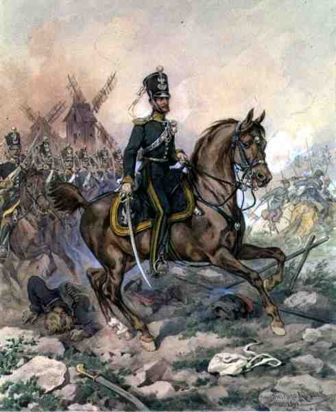Episode fra opprøret i november 1830-31 - Kommandør for det tredje regimentet av Mounted Fusiliers av Juliusz Fortunat Kossak