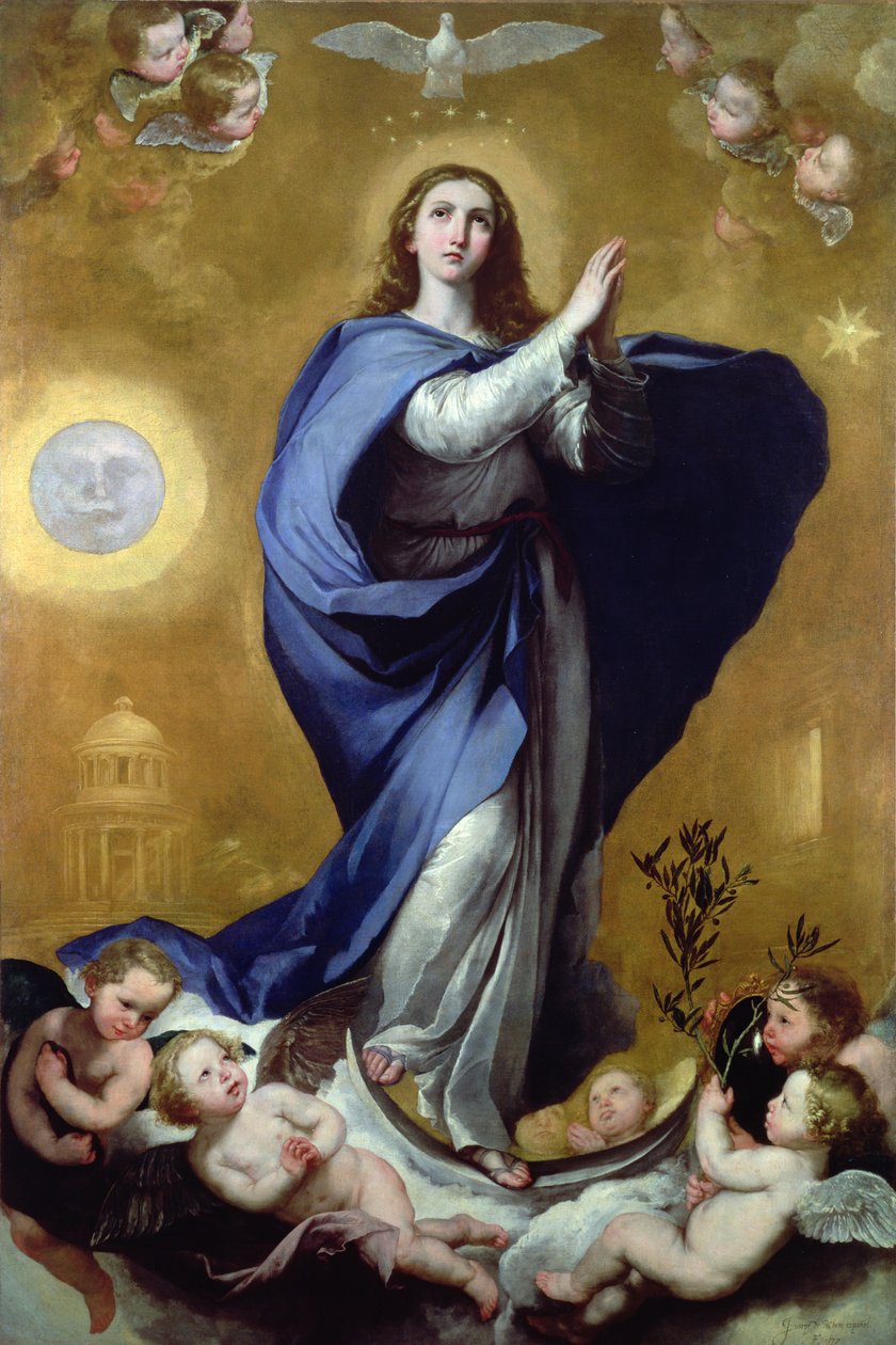 Ulastelig unnfangelse, 1637 av Jusepe de Ribera