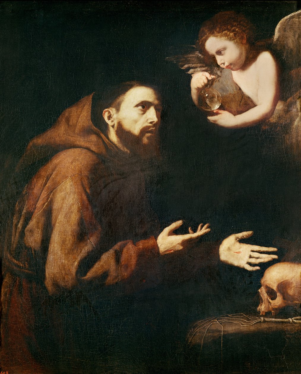 Visjon av St. Frans av Assisi av Jusepe de Ribera