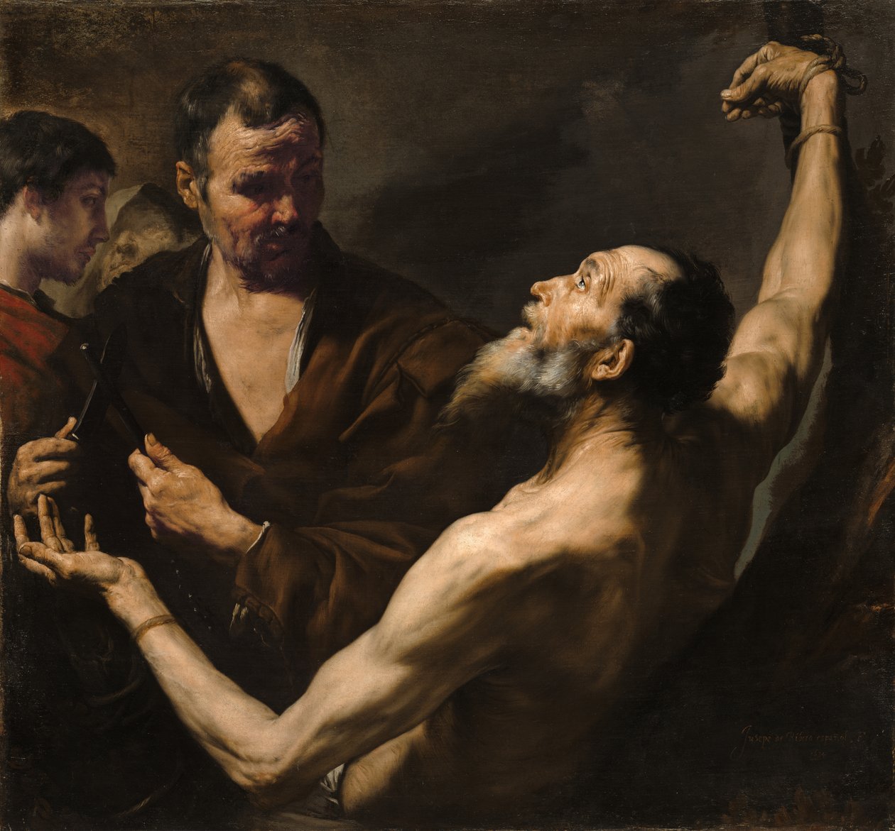 Martyrdømet til Saint Bartholomew av Jusepe de Ribera