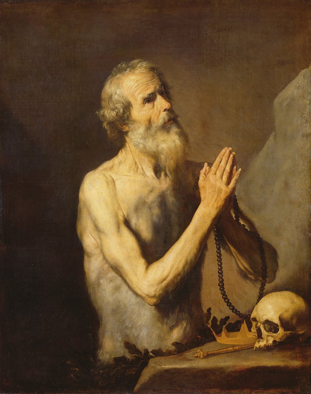 St. Onuphrius, 1637 av Jusepe de Ribera