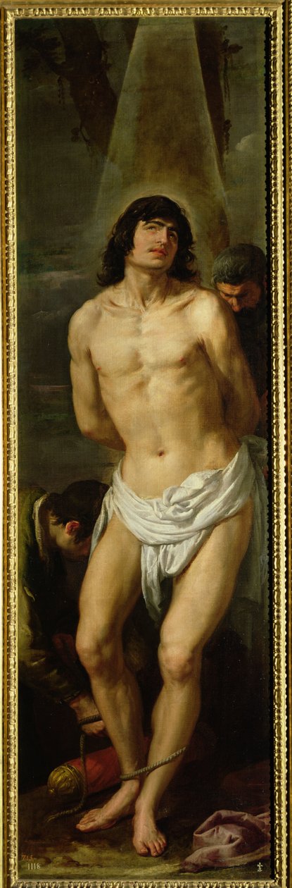 St. Sebastian, før 1653 av Jusepe or Jose Leonardo