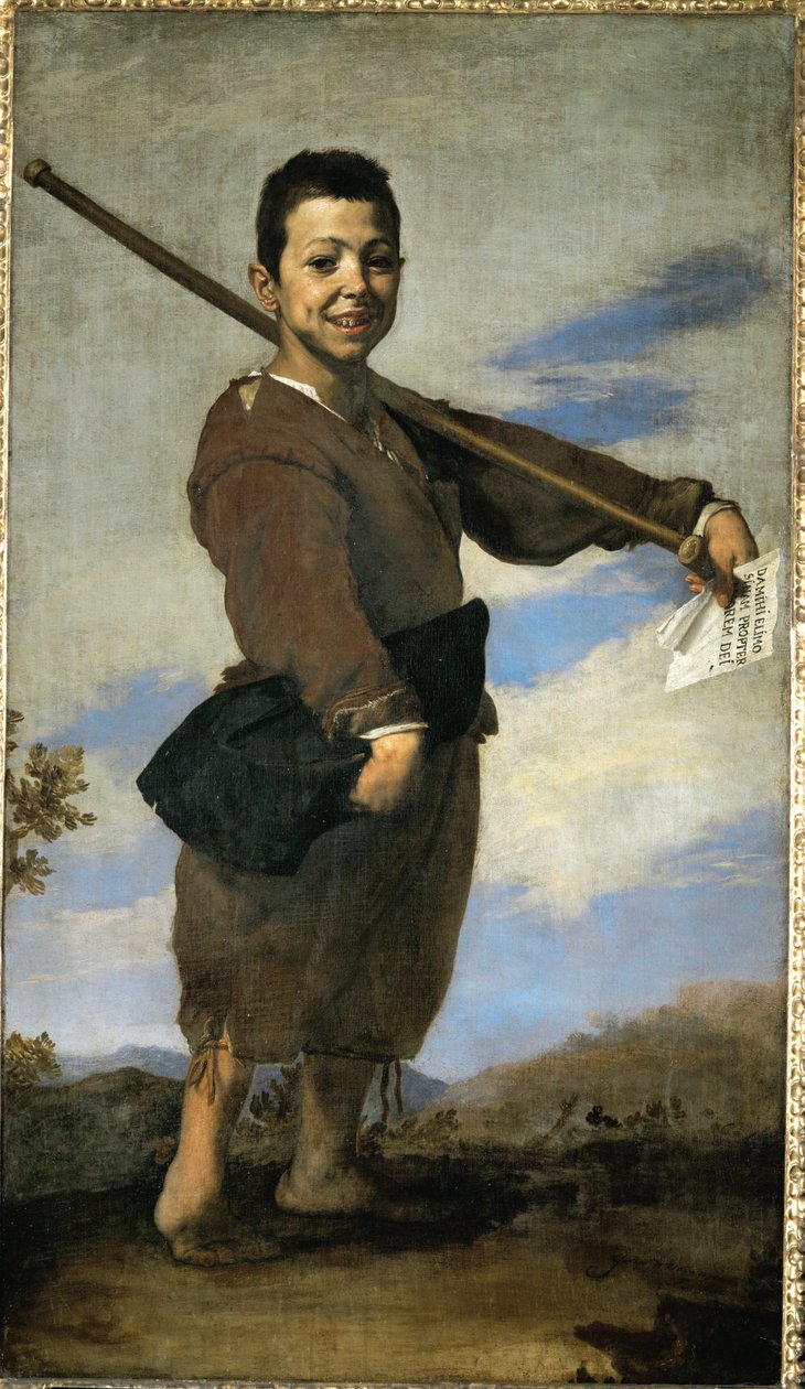 Le Pied bot - Gutten med klumpfoten … av Jusepe de (1591-1652) Ribera