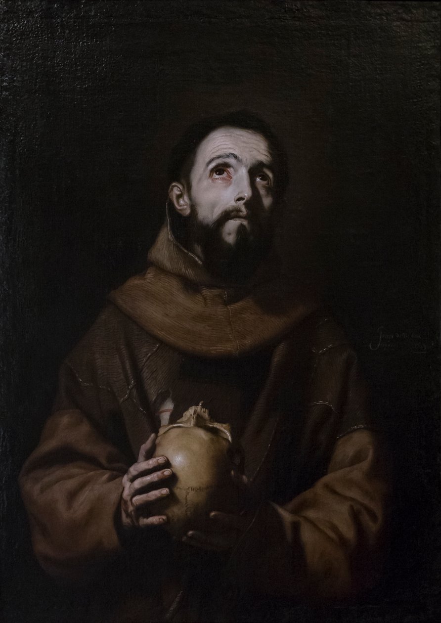 St Francis av Jusepe de (1591 1652) Ribera