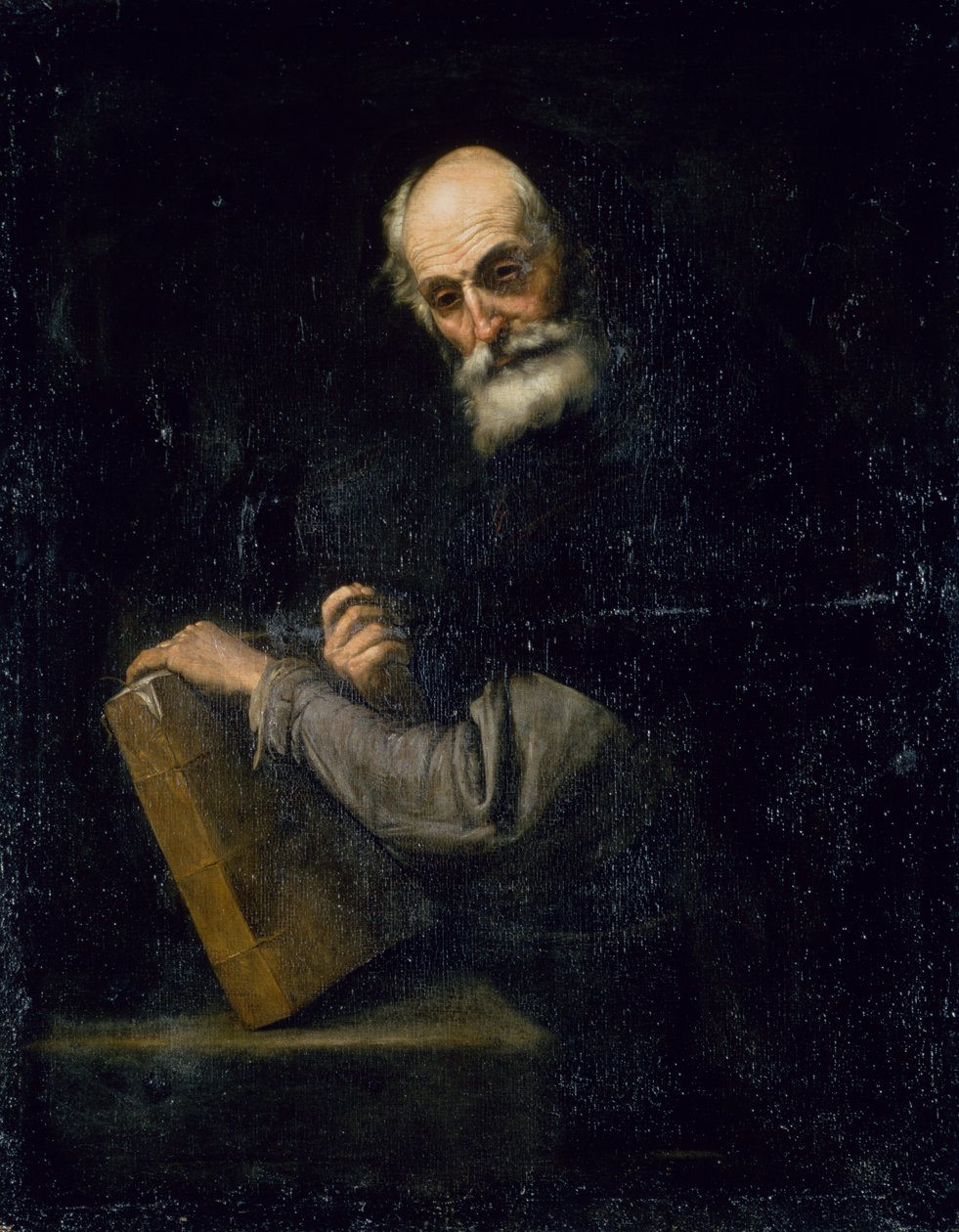 A Philosopher, ca. 1640 (olje på lerret) av Jusepe de Ribera