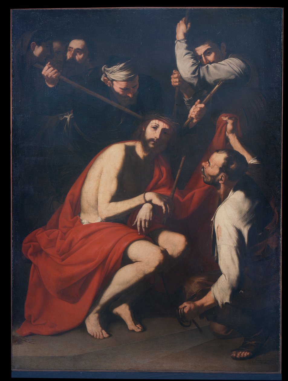 Kristus hånet og kronet med torner, ca. 1638 (olje på lerret) av Jusepe de Ribera