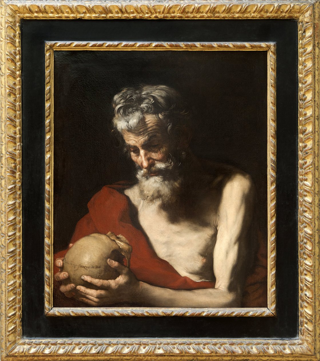 Saint Jerome (olje på lerret) av Jusepe de Ribera