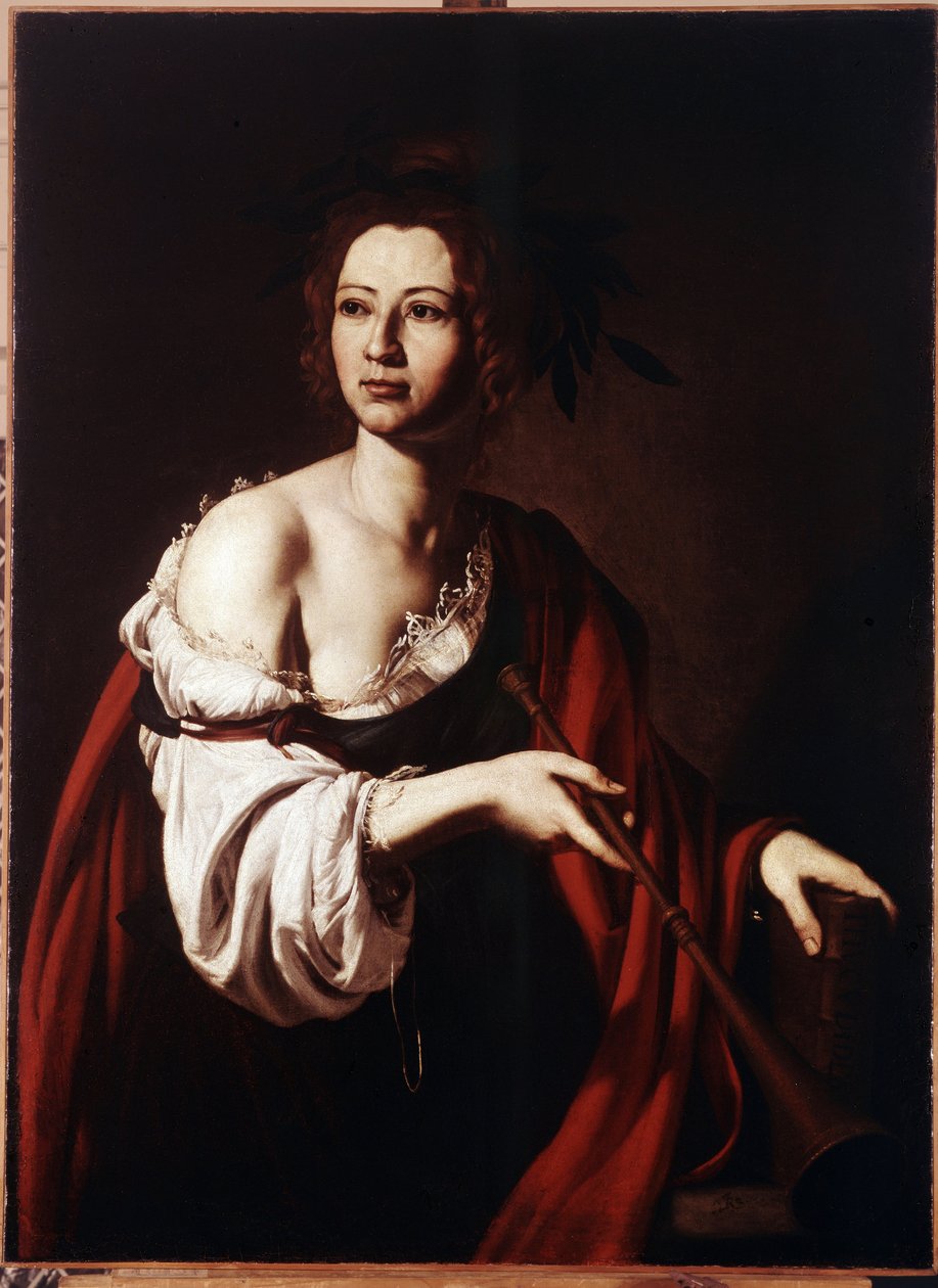 Allegori av historien. Maleri av Jose de Ribera kalt il Spagnoletto ""spanjolen"" (1591-1652) av Jusepe de Ribera