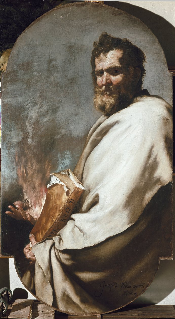 Elias eller profeten Elias - Profeten Elias. Maleri av Jose (Joseph) av Ribera, av Spagnoletto (1591-1652) av Jusepe de Ribera