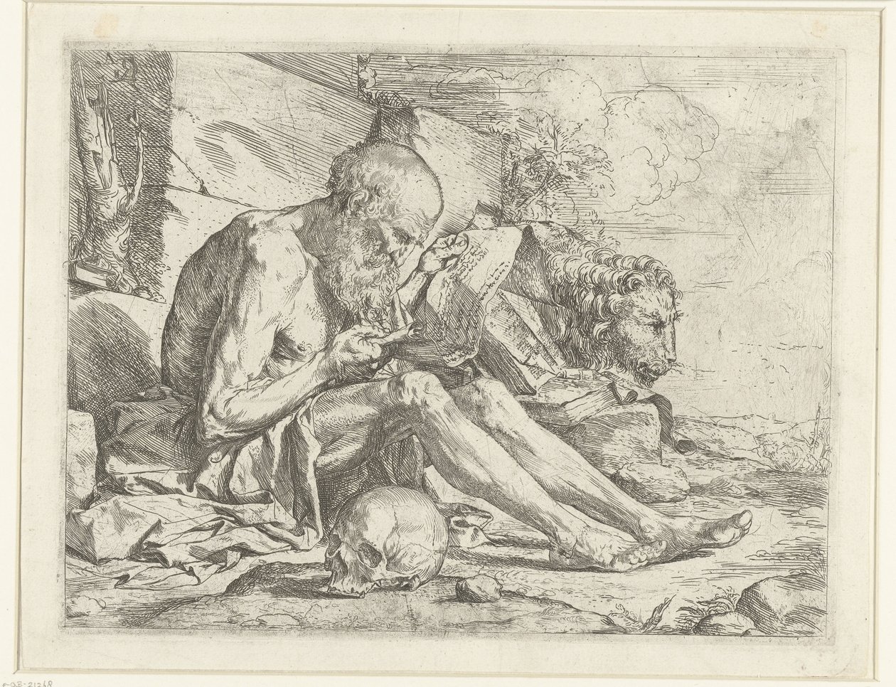 Saint Hieronymus leser av Jusepe de Ribera