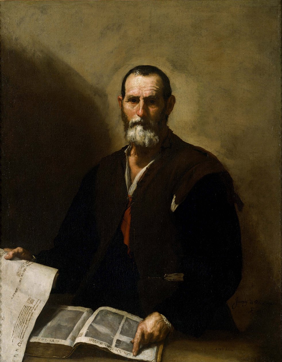""The Cynic Philosopher Crates of Theben (365-285 BC)"" Maleri av Jose de Ribera (1591-1652) 1636 Nasjonalmuseet for vestlig kunst Tokyo Japan av Jusepe de Ribera
