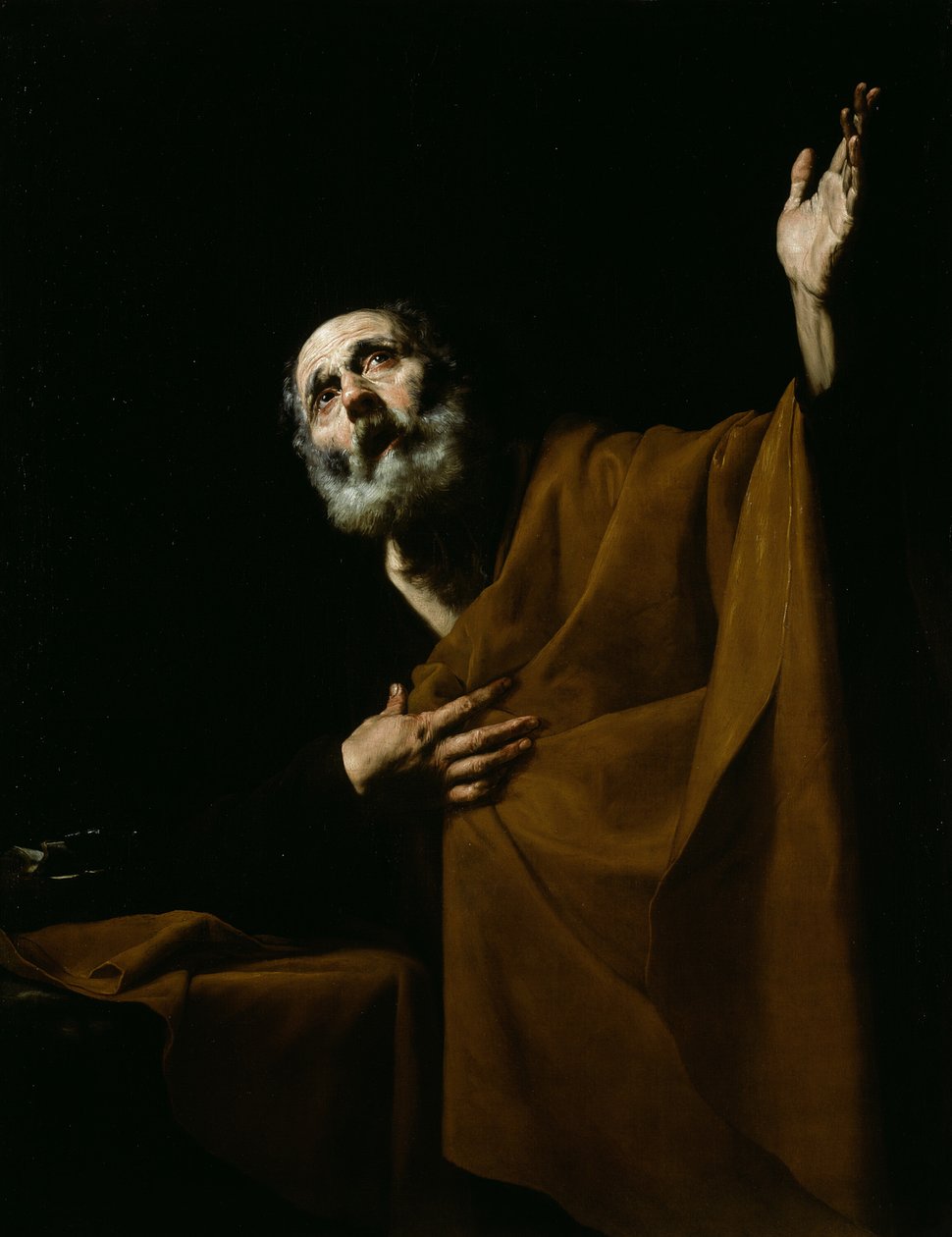Anklagende Sankt Peter av Jusepe de Ribera