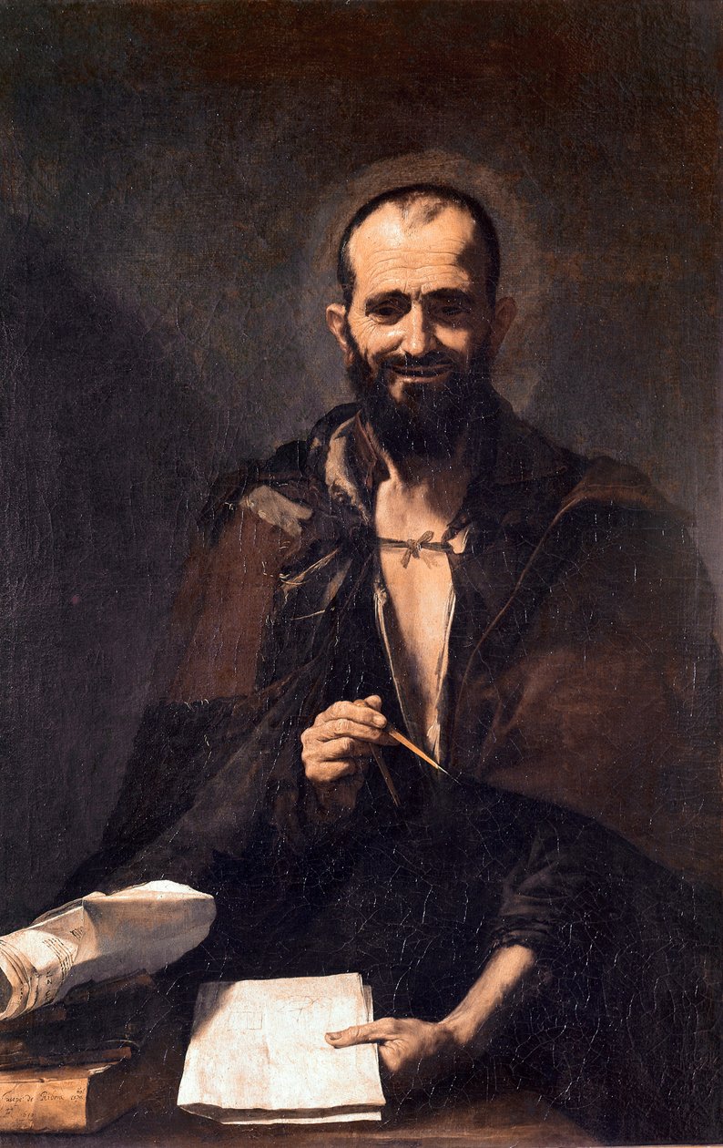 Representasjon av Archimede (olje på lerret av Jusepe de Ribera