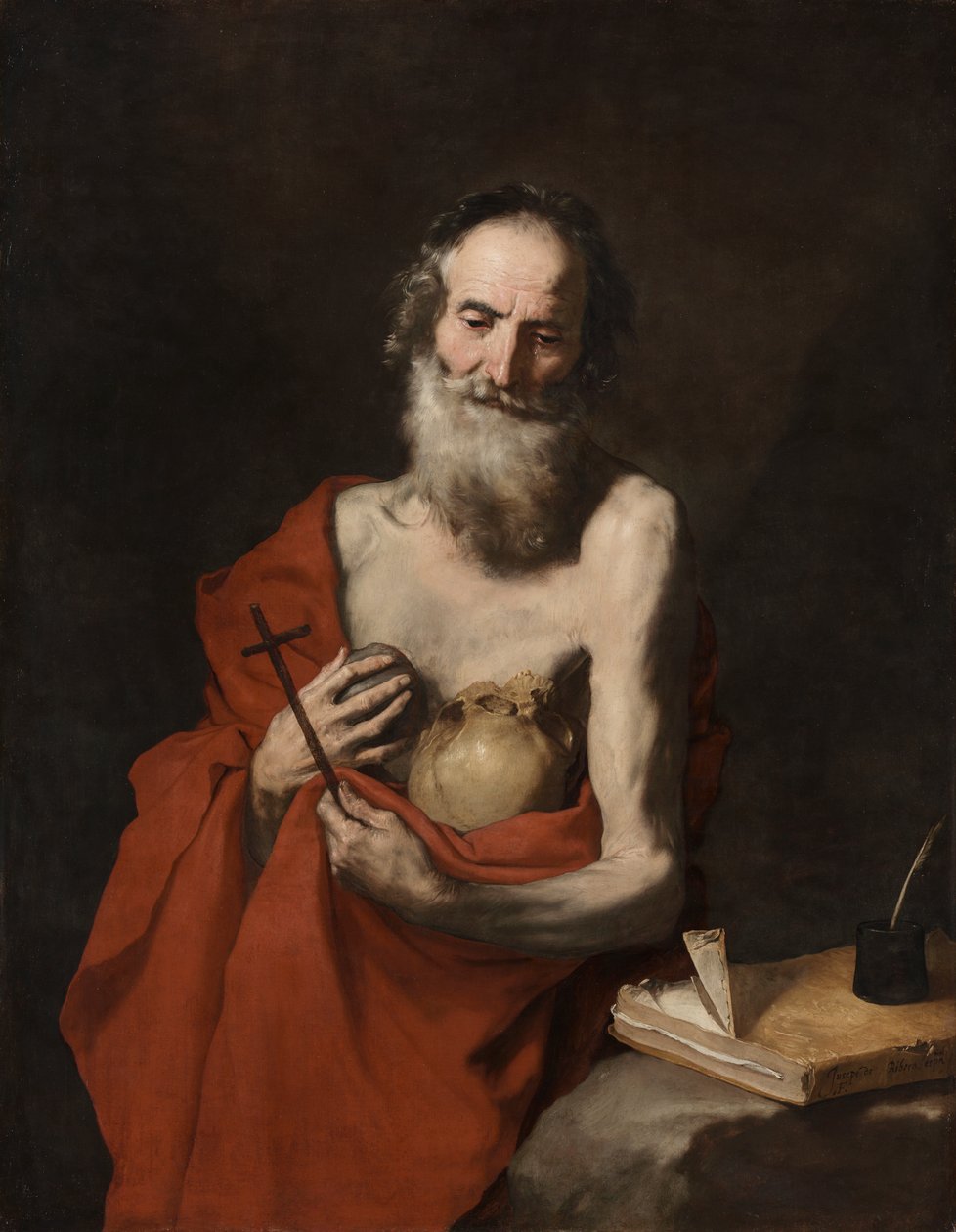 Den hellige Jerome av Jusepe de Ribera