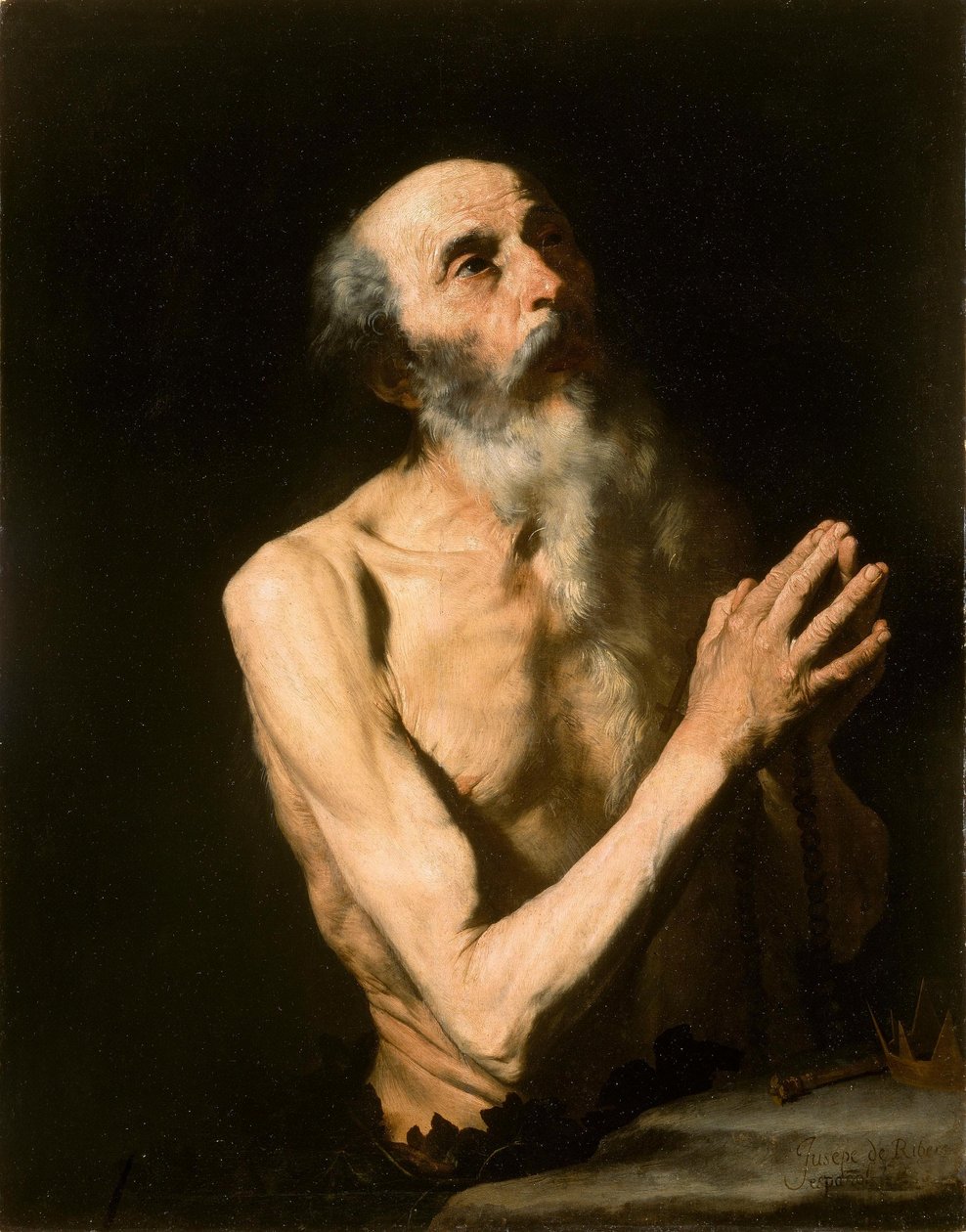 Sankt Onuphrius av Jusepe de Ribera