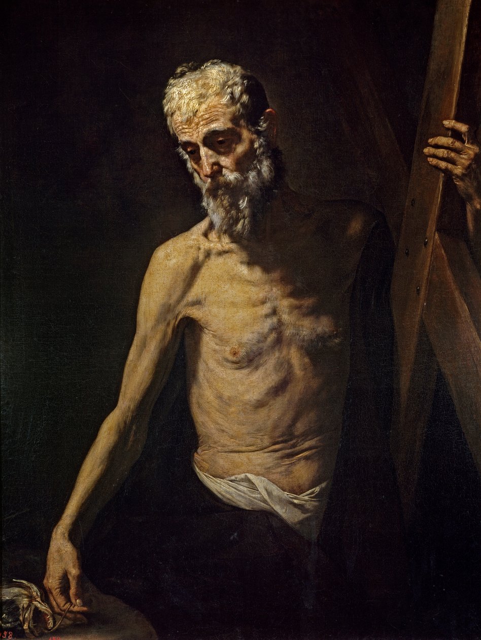 St. Andreas, ca. 1631 av Jusepe de Ribera