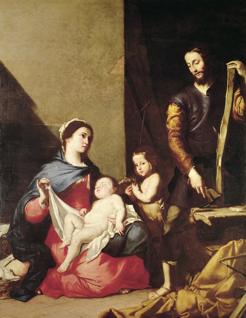 Den hellige familie, 1639 av Jusepe de Ribera