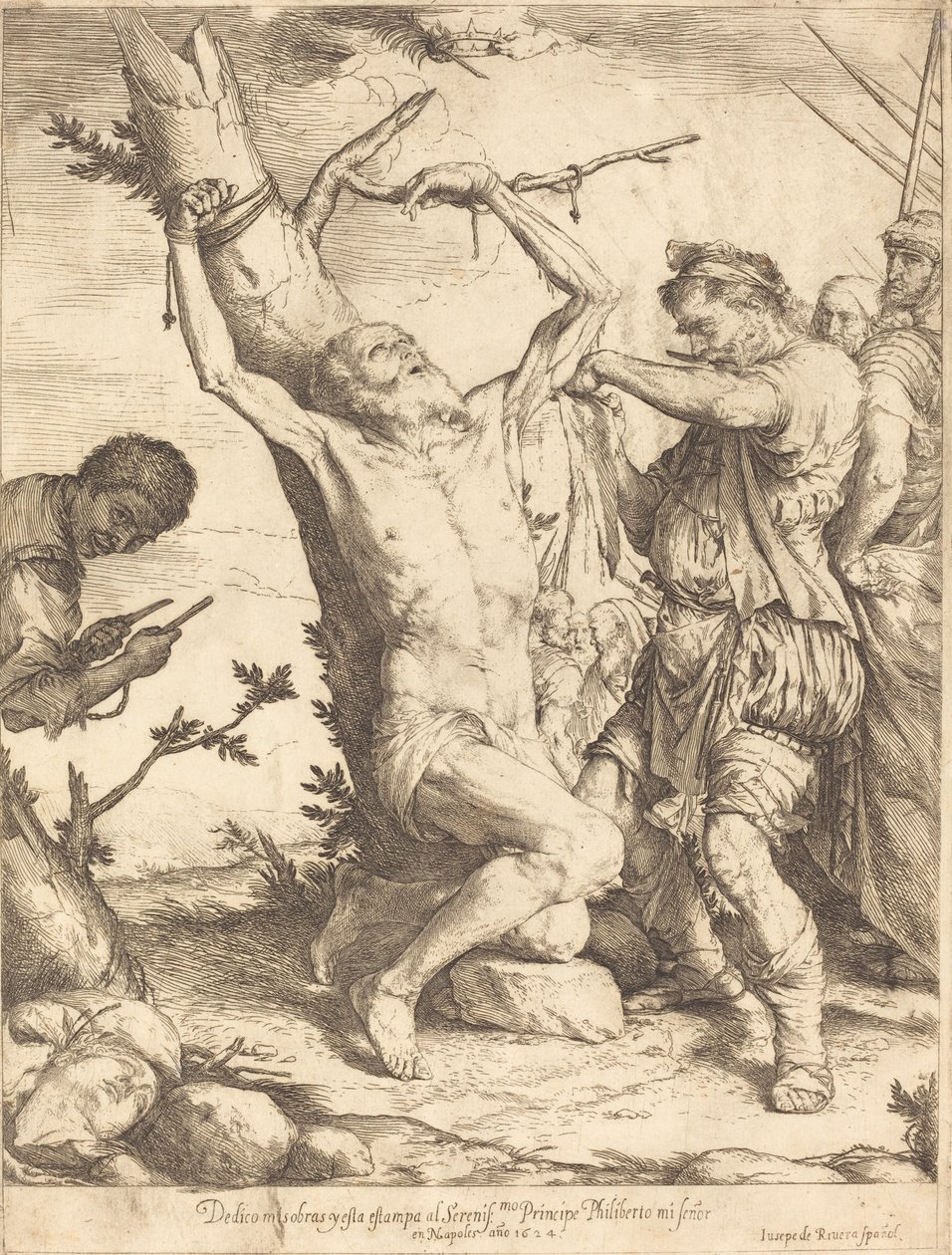 Martyrdommen til Saint Bartholomew av Jusepe de Ribera