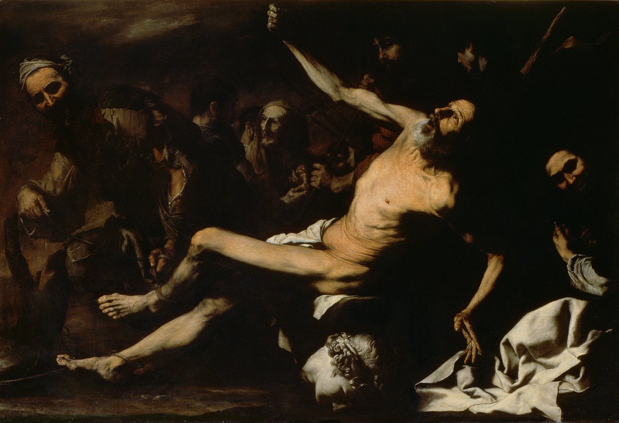 Martyrdommen til St. Bartolomeus av Jusepe de Ribera