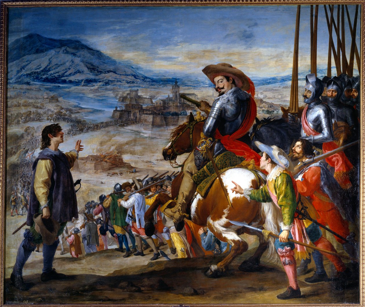 Tretti års krig (1618-1648): "" erobringen av Brissac i 1638 av Bernard av Sachsen Weimar"" Maleri av Jusepe Leonardo (1601-1656) av Jusepe or Jose (c.1605 1656) Leonardo