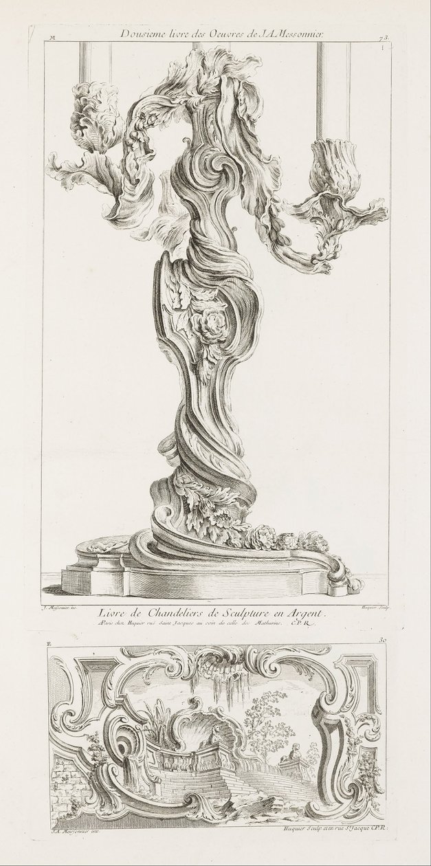Book of Silver Sculpture Candlesticks av Juste Aurèle Meissonnier