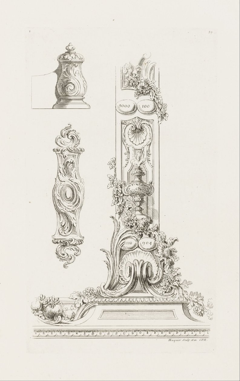 Design av Fragments of the Border av Juste Aurèle Meissonnier