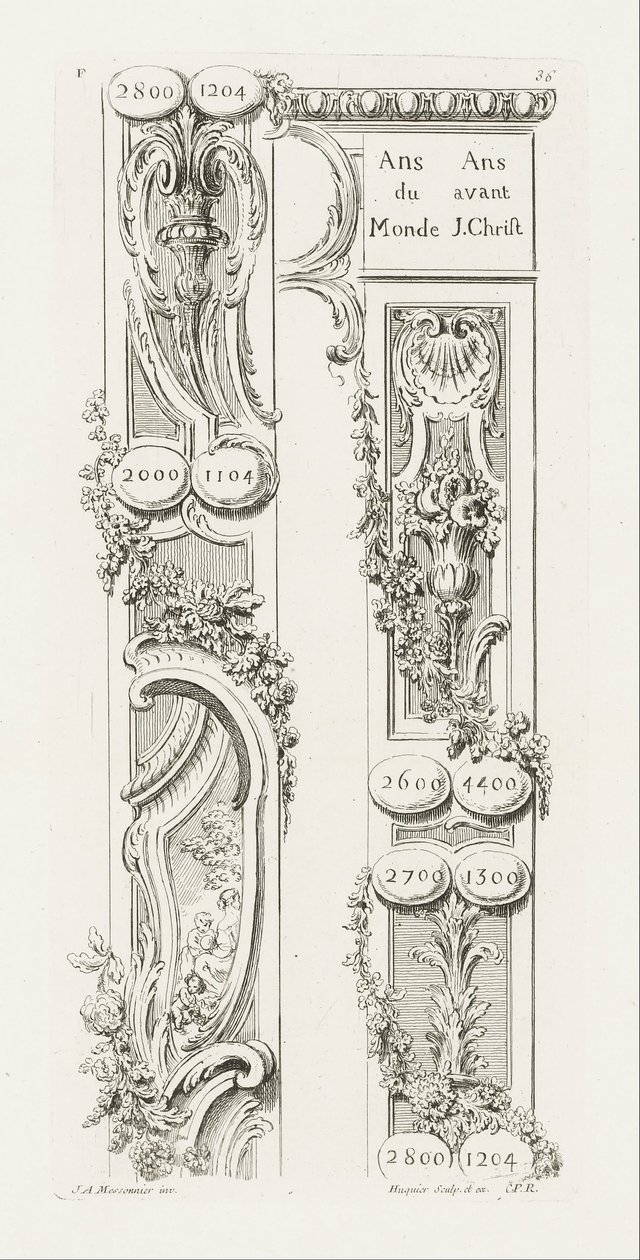 Design av Fragments of the Border av Juste Aurèle Meissonnier