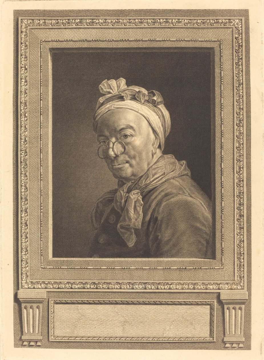 Jean Baptiste Simeon Chardin av Juste Chevillet after Jean Siméon Chardin
