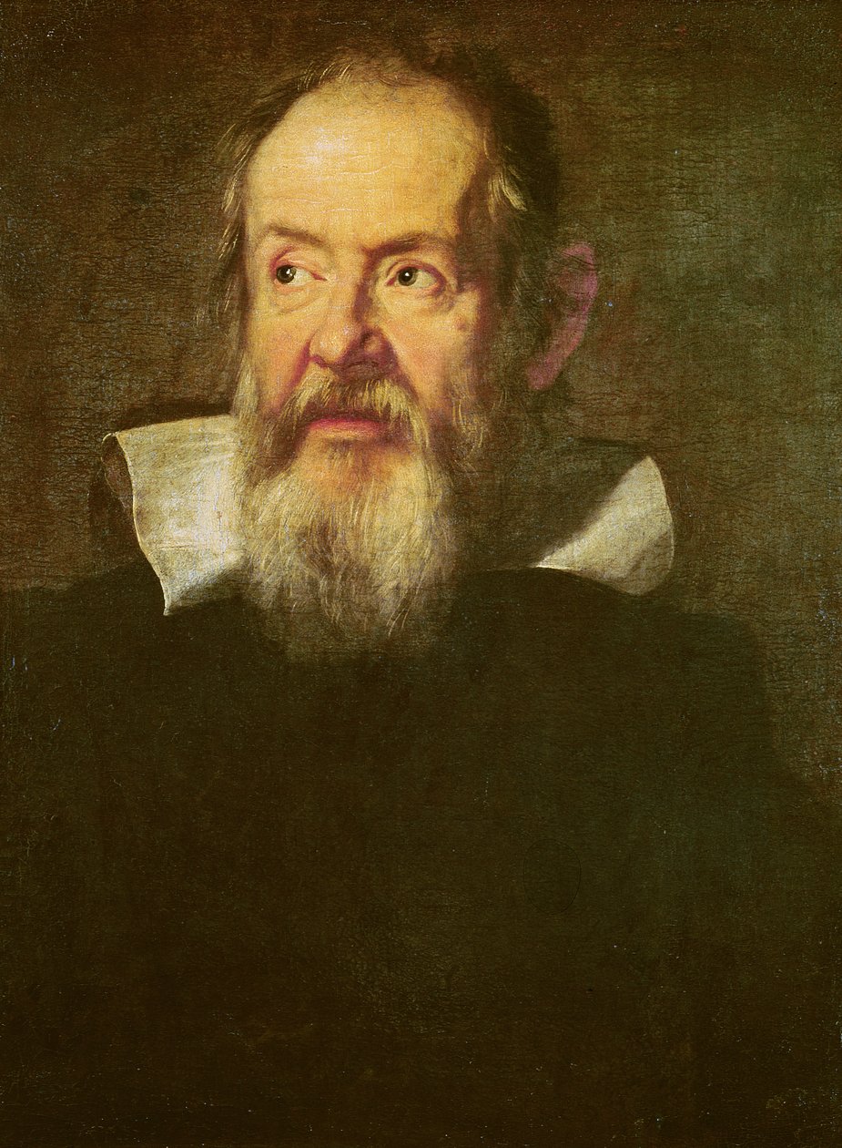 Portrett av Galileo Galilei (1564-1642) 1636 av Justus Sustermans