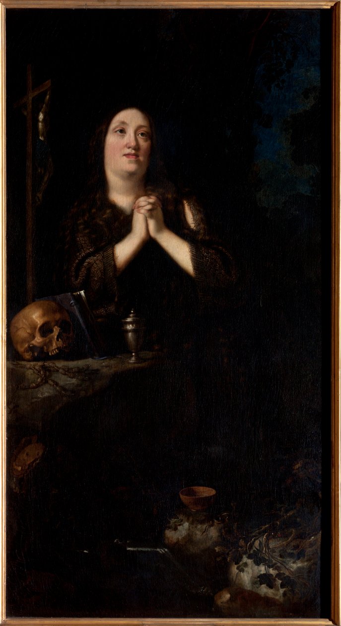 Portrett av Maria Maddalena av Østerrike som den hellige Maria Magdalena, ca. 1620 av Justus Sustermans