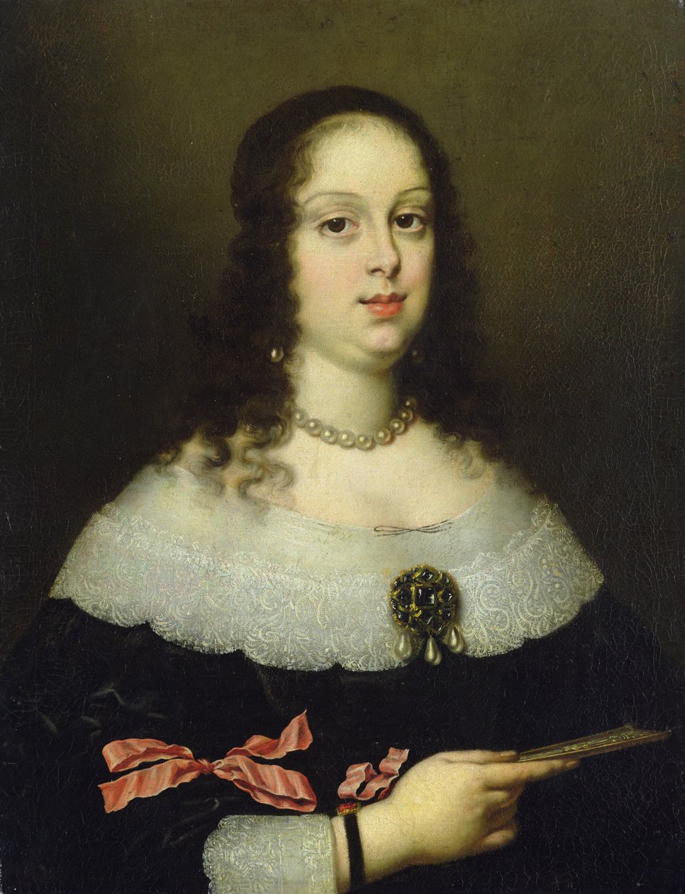 Portrett av Vittoria della Rovere (1622-95), storhertuginne av Toscana av Justus Sustermans
