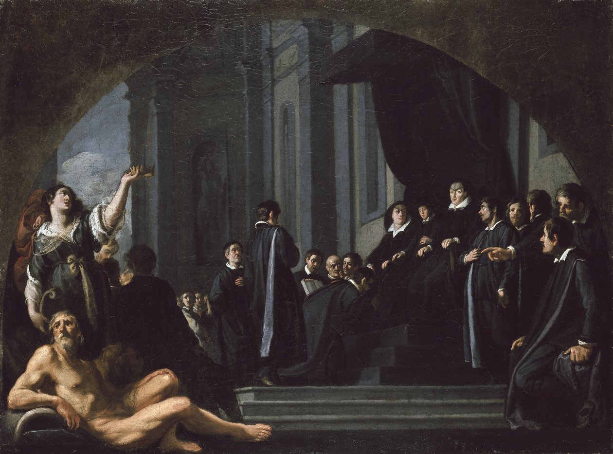 Senatorene i Firenze sverger troskap til storhertugen av Toscana, 1600-tallet av Justus Sustermans