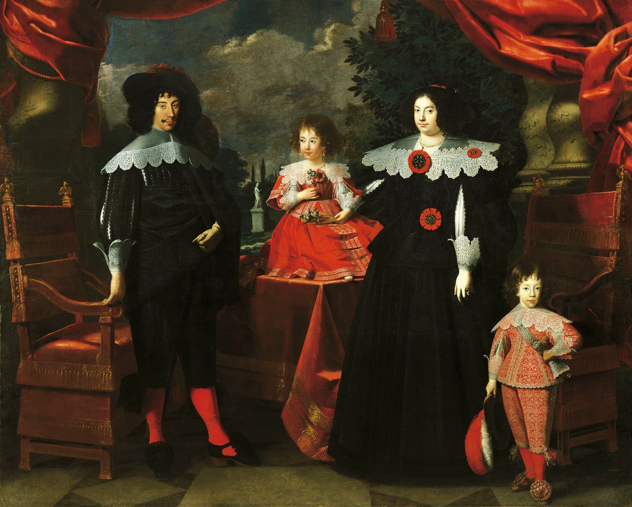 Italia, Modena, familien til Francesco I d