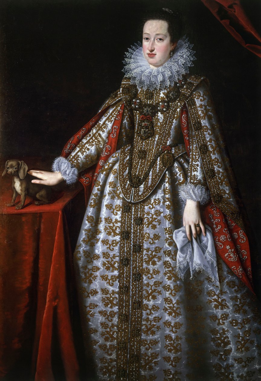 Portrett av Eleonora Gonzaga (1598-1655) av Justus Sustermans