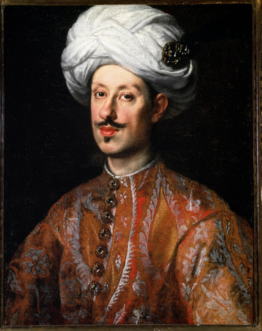 Portrett av Ferdinando II de Medici (Ferdinand II de Medicis) (1610-1670) i ​​orientalsk drakt Maleri av Justus Sustermans (1597-1681) Firenze fra 1600-tallet, Pitti-palasset av Justus Sustermans