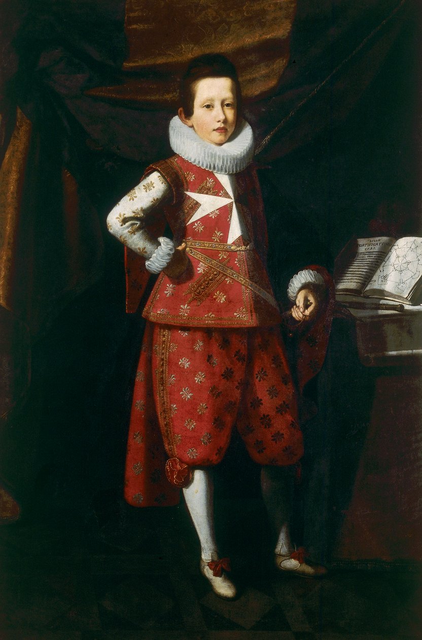 Portrett av Giovan Carlo deMedici i en alder av ti år av Justus Sustermans