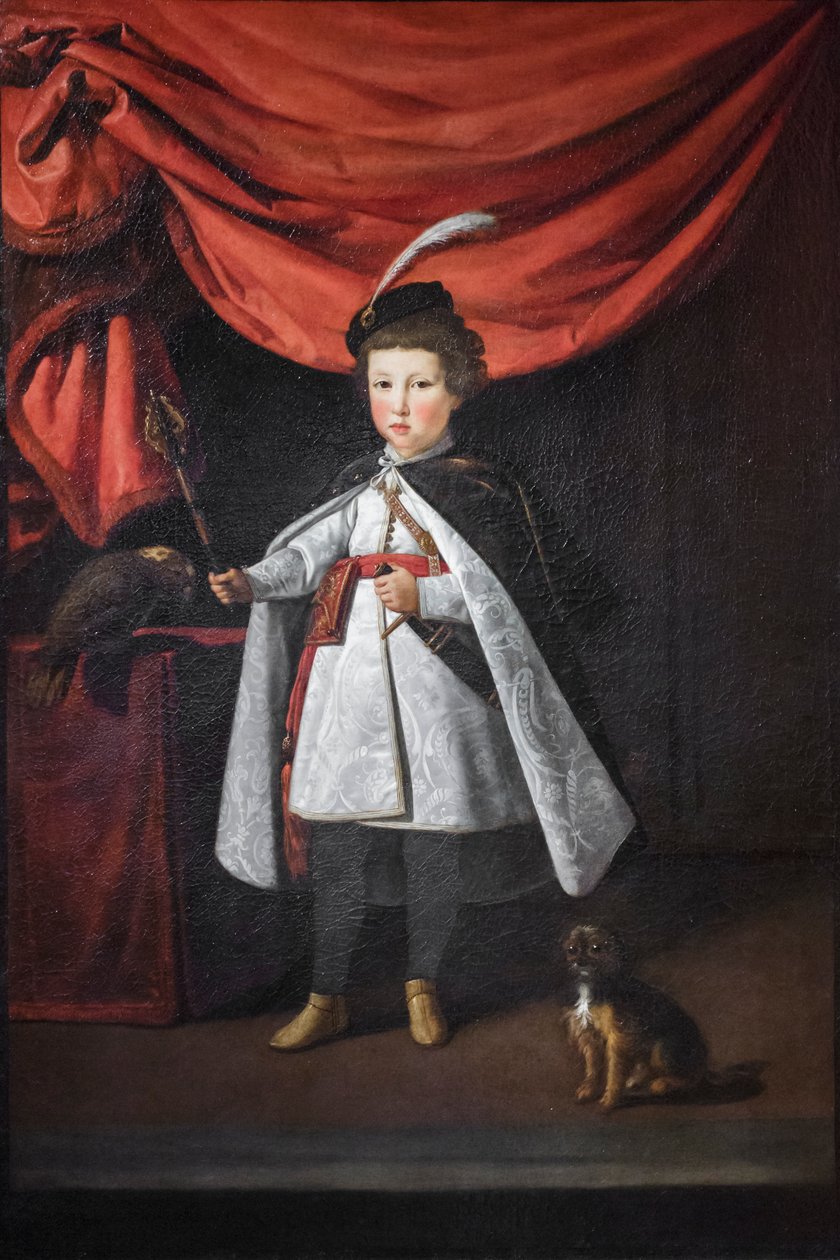 Portrett av Leopoldo de Medici som ung gutt av Justus Sustermans