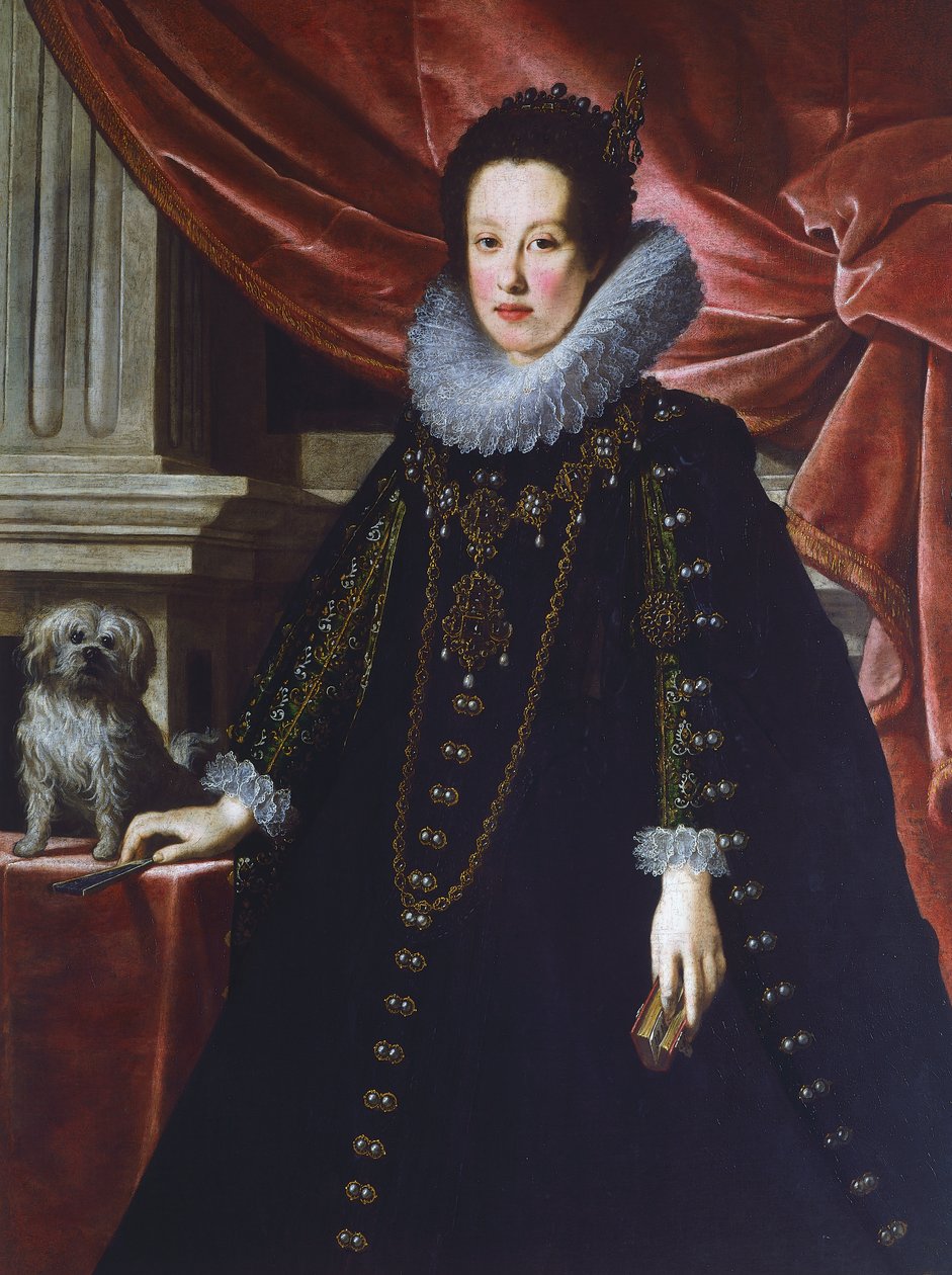 Portrett av Anna de Medici, av Justus Sustermans, maleri av Justus Suttermans