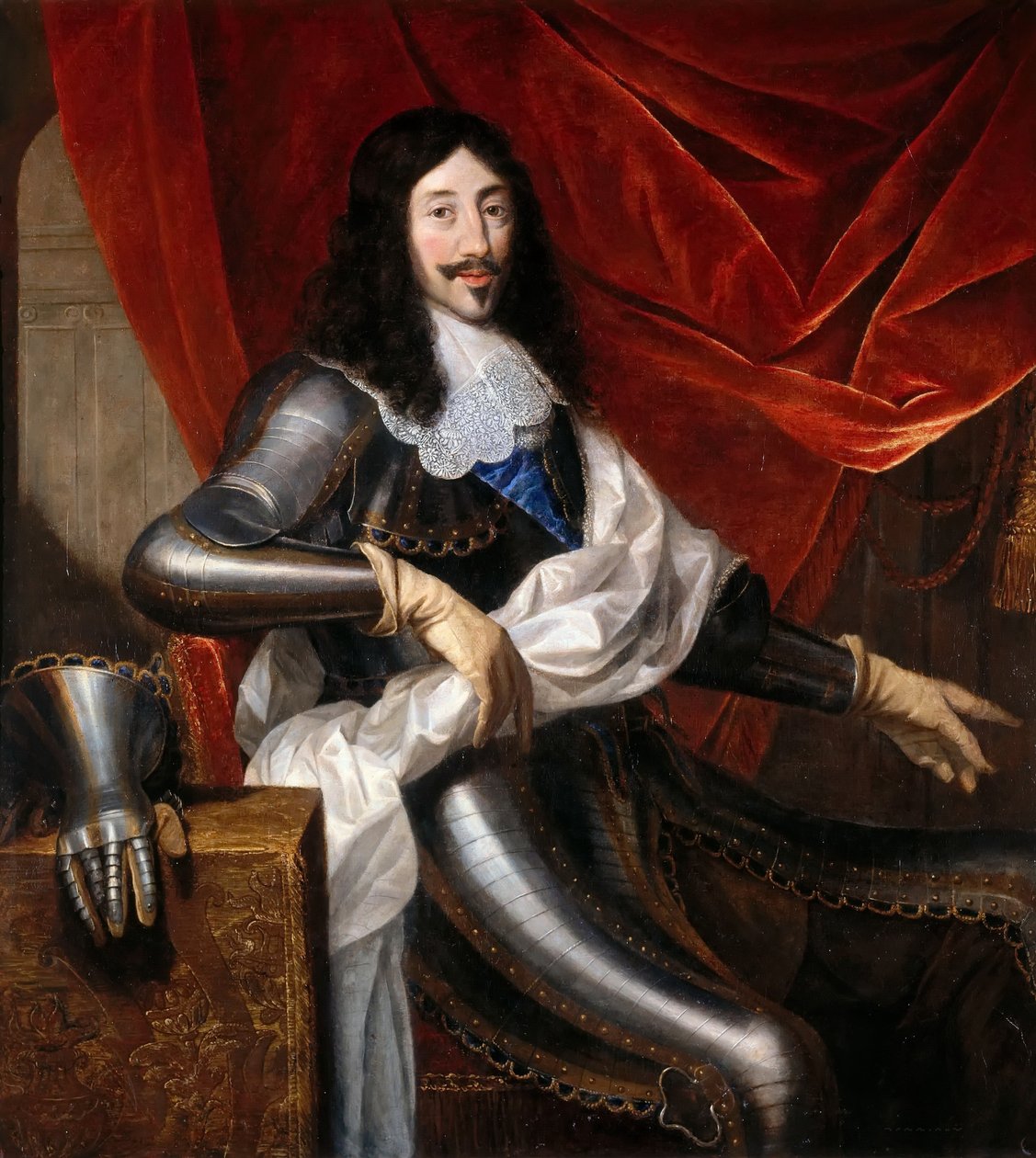 Portrett av Ludvig XIII av Frankrike 1601-1643 av Justus van Egmont