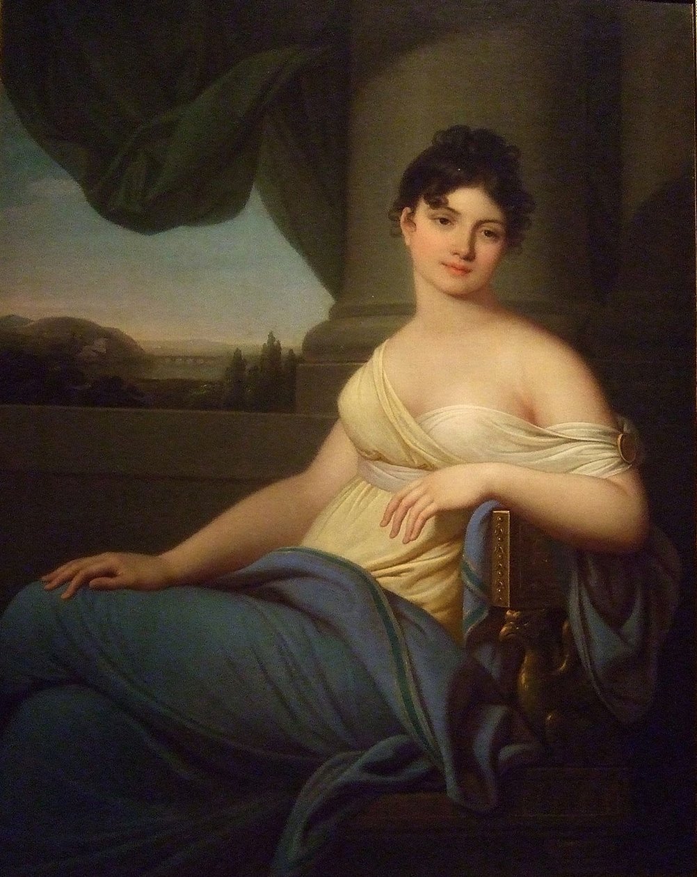 Portrett av Maria Antonovna Naryshkina, 1807 av Józef Grassi
