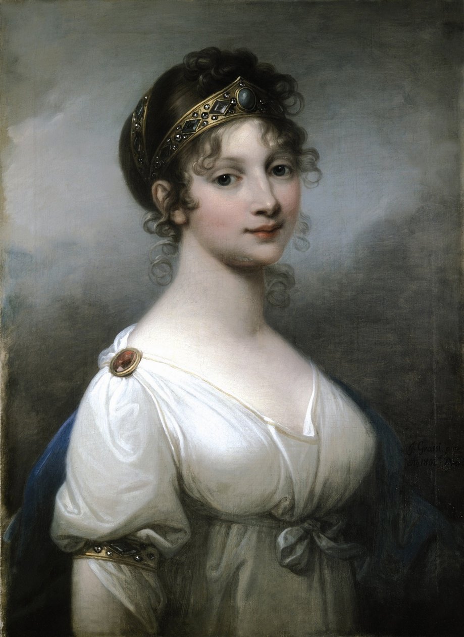 Portrett av dronning Louise av Preussen 1776-1810, 1802 av Józef Grassi