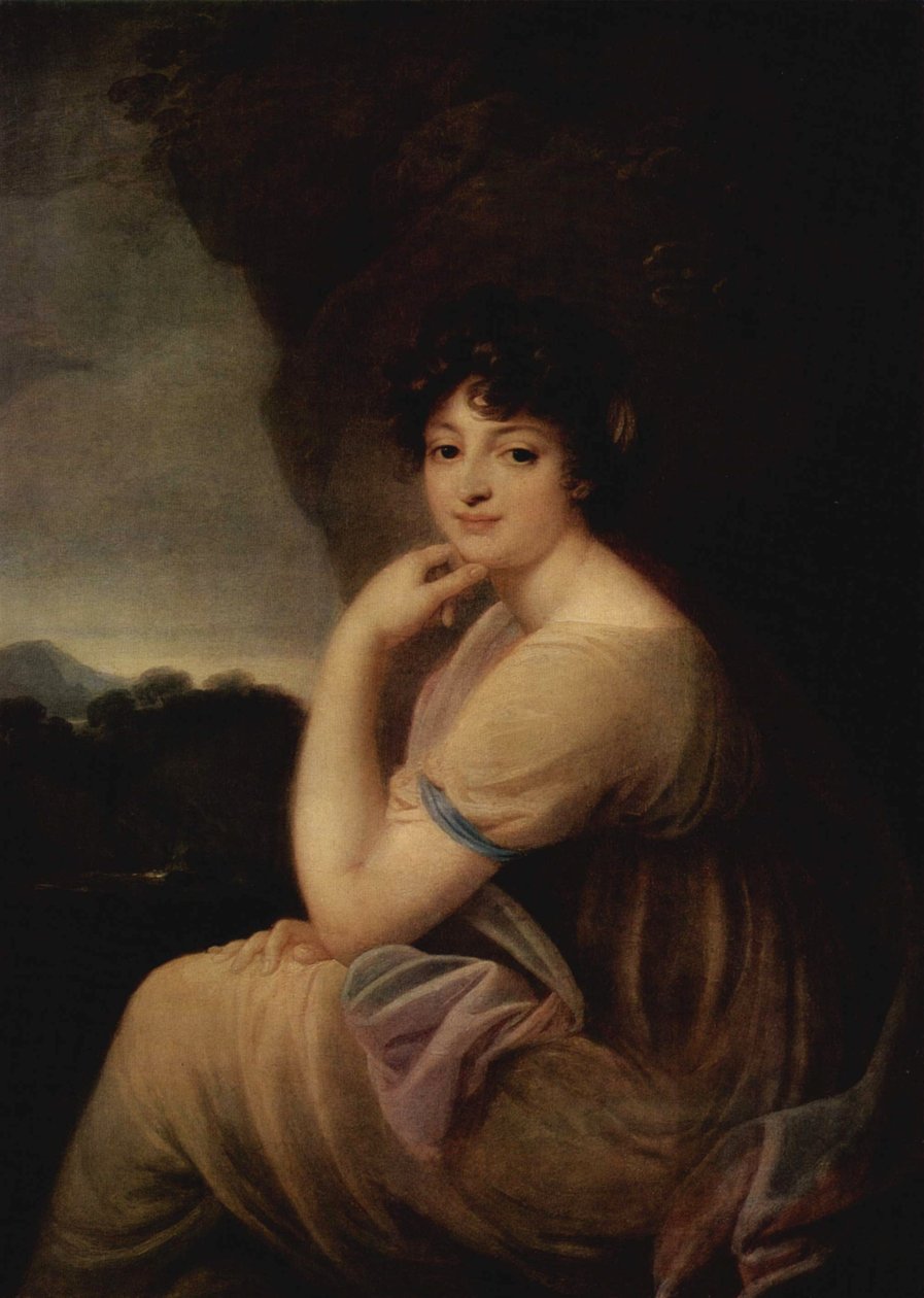 Portrett av Ekaterina Bakunina 1777-1846, s. 1815 av Józef Grassi