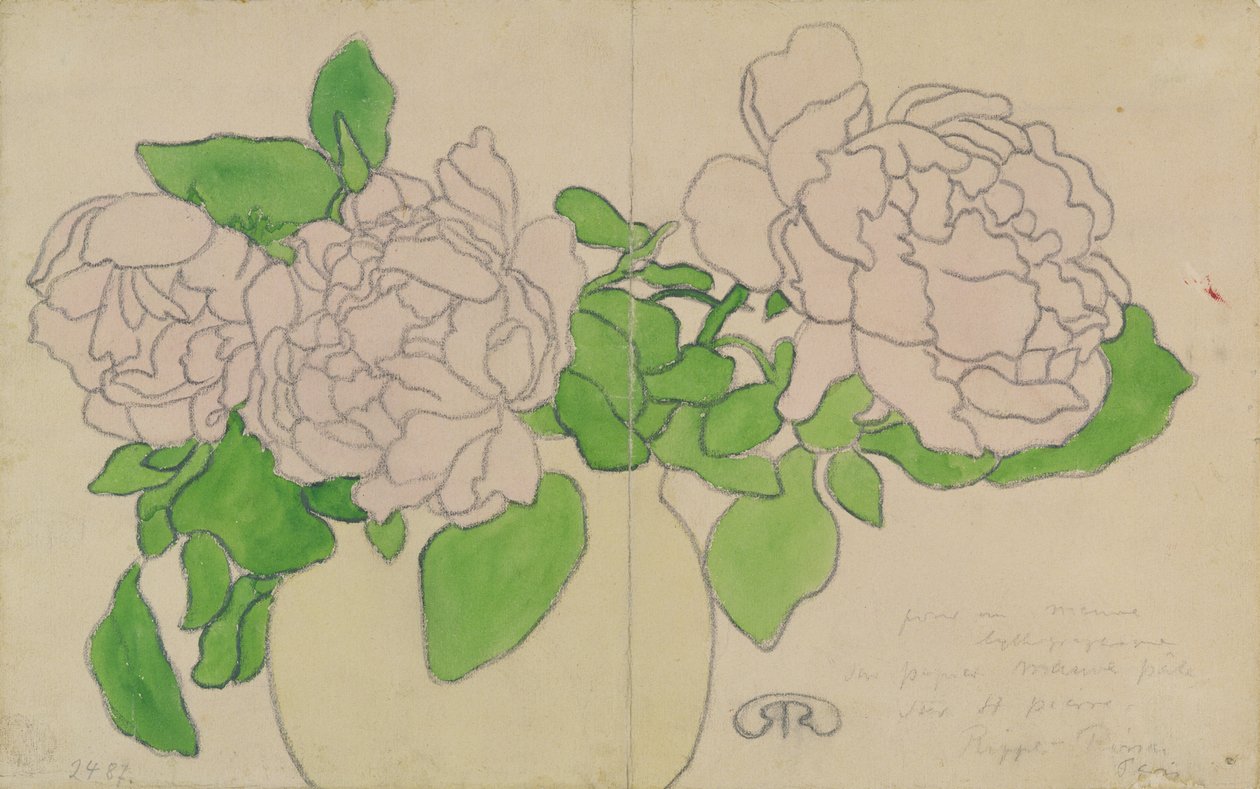 Krysantemum, ca.1900 av József Rippl Rónai
