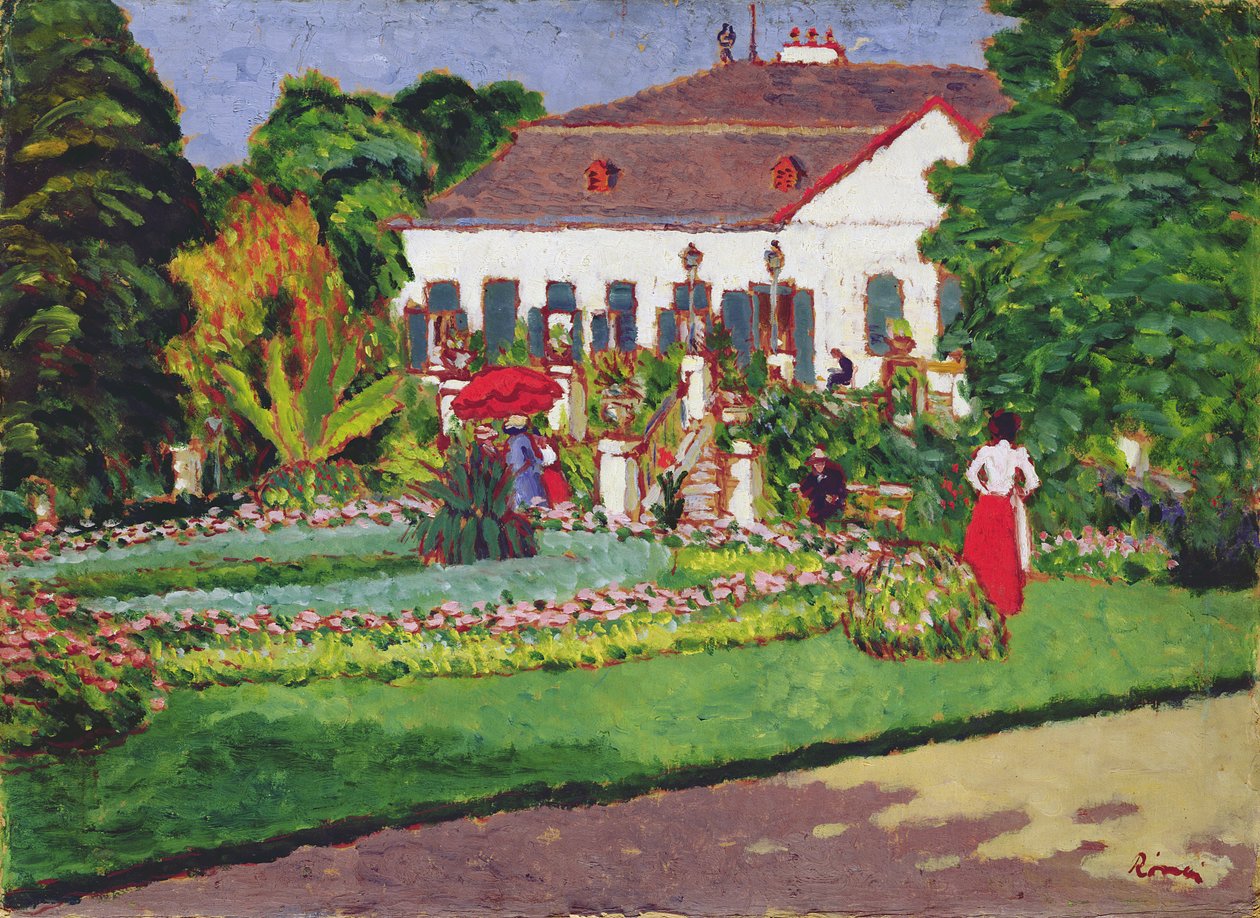Herregård i Kertvelyes, 1907 av József Rippl Rónai