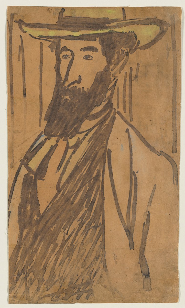 Portrett av Aristide Maillol, ca. 1890. av József Rippl Rónai