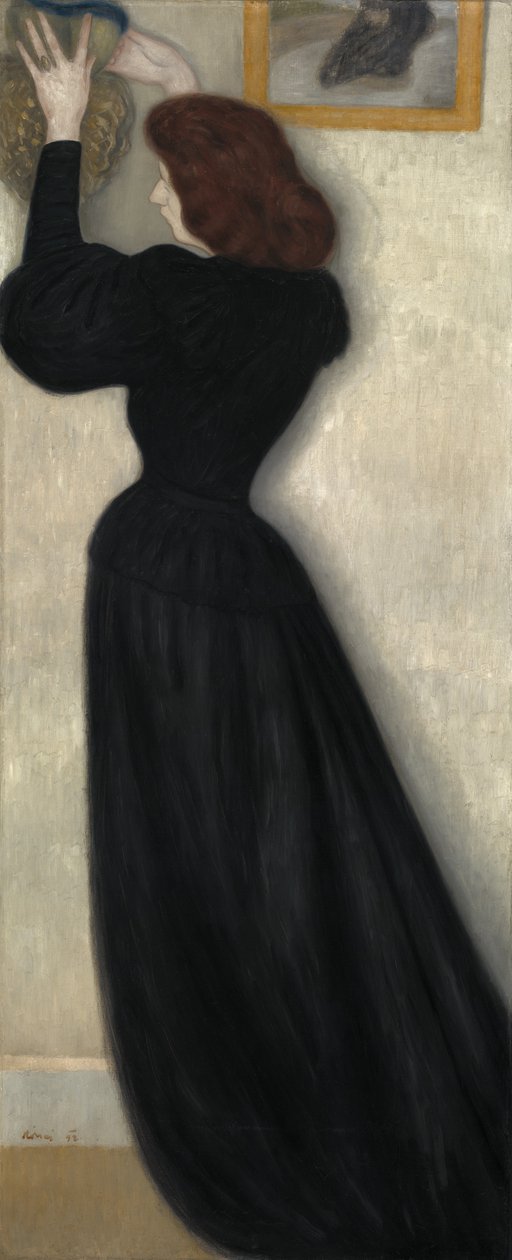 Slank kvinne med vase, 1894 av József Rippl Rónai