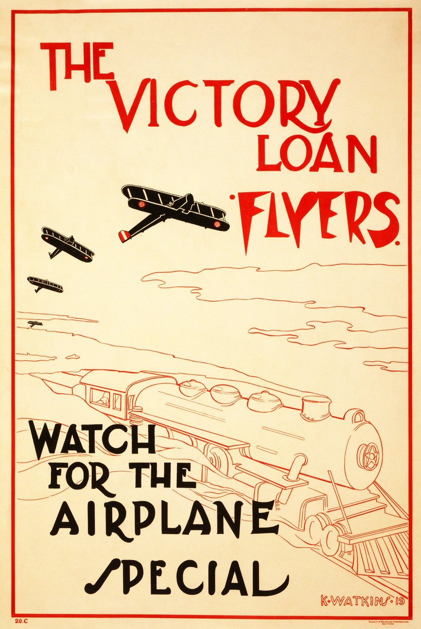 The Victory Loan Flyers, utgitt 1919 av K. Watkins