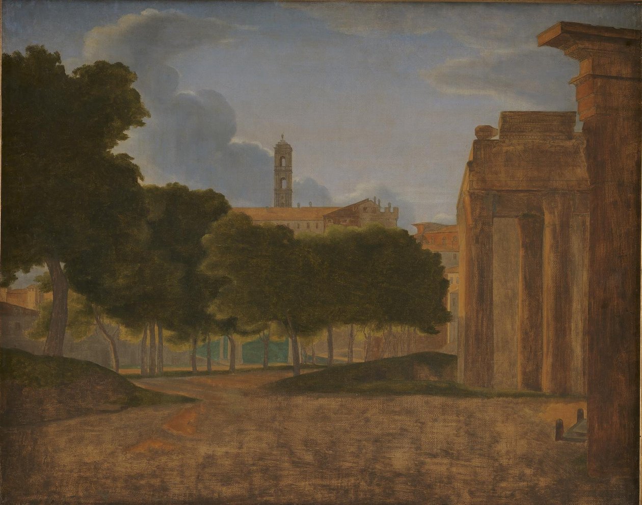 Utsikt over Forum Romanum og Via Sacra. I bakgrunnen Capitol av KMS 3850 Ubekendt